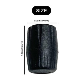 10pcs rubber microphone stand, guitar stand foot protector, for replacing microphone stand foot pads, quick sliding installation, suitable for pipes with a diameter of 19mm