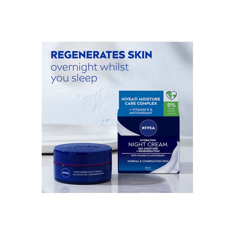 Nivea Daily Essentials Regenerating Night Cream 50mL
