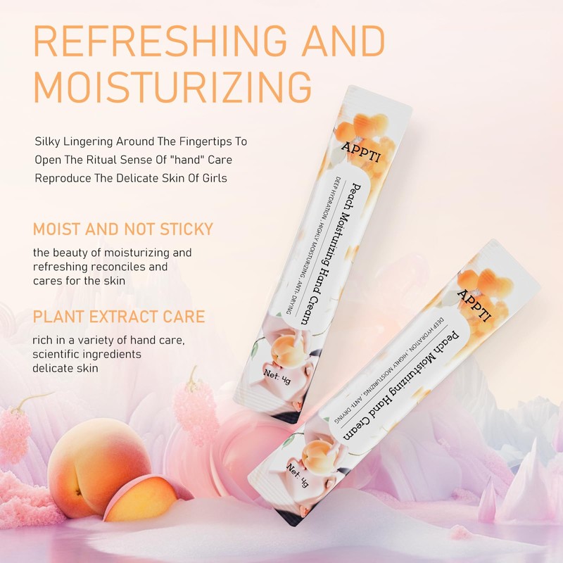 APPTI Moisturizing Hand Cream, Hydrating Nourishing Hand Lotion, Travel Size