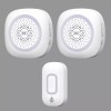 Home Zone 2 BATTERY OPERATED WIRELESS DOORBELL 60 Sound Options
