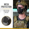 OneTigris Foldable Half Face Mask Mesh Mask for Airsoft Paintball