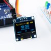 Hosyond - Módulo de visualización OLED I2C IIC de 0.96