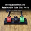 Small Size Guitar Effect Pedal Board Aluminum Alloy Pedalboard 15×4.9