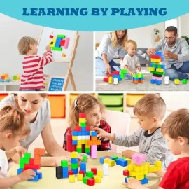 Bloques Magnéticos De Construcción Montessori Crafties 48pz                                                                                           