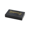 Double Six Professional Dominoes - White with Black Dots, Case