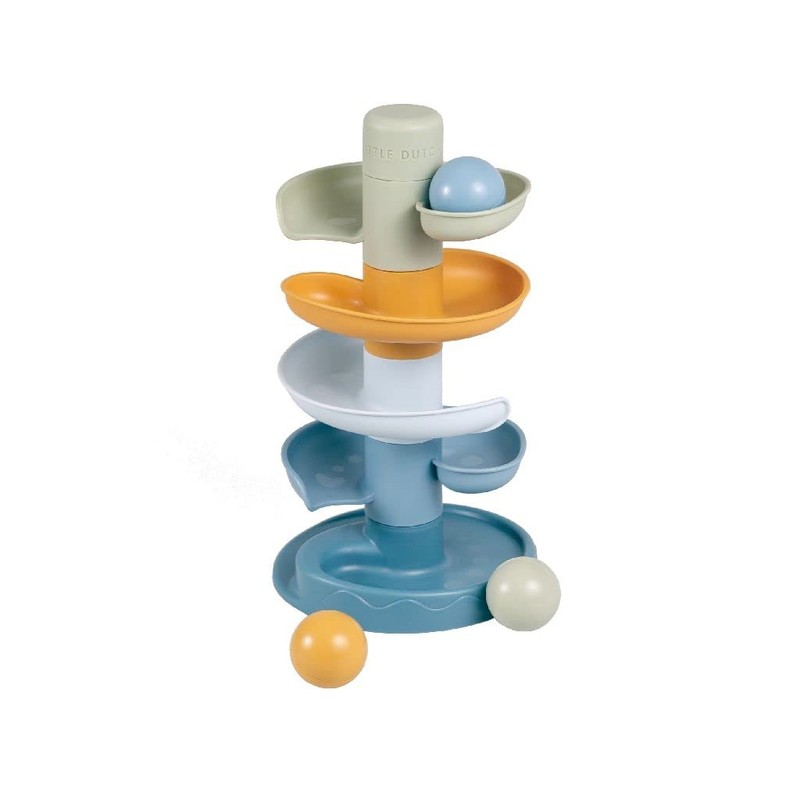 RUBO Toys Little Dutch 2007438 Marble Run with Rattle Balls
