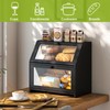 BMOSU Bread Box with Cutting Board Kitchen Bread Storage Organizer