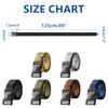LJSQ Quick Release Belt for Men,Mens Belt Nylon Web with