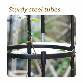 Thickened Rustproof Garden Arbor, Easy to Assemble, Long Lasting and Durable, Metal Arch for Garden Arbor Trellis & Climbing Plant