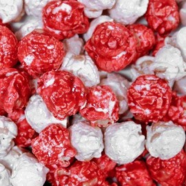 Peppermint Stick Popcorn | 4 Pack | HR Poppin' Snacks - Made in USA 100's of flavors to choose from - Delicious, fresh popcorn - Gourmet, and wine flavors - Nebraska popcorn - Produced in Nebraska