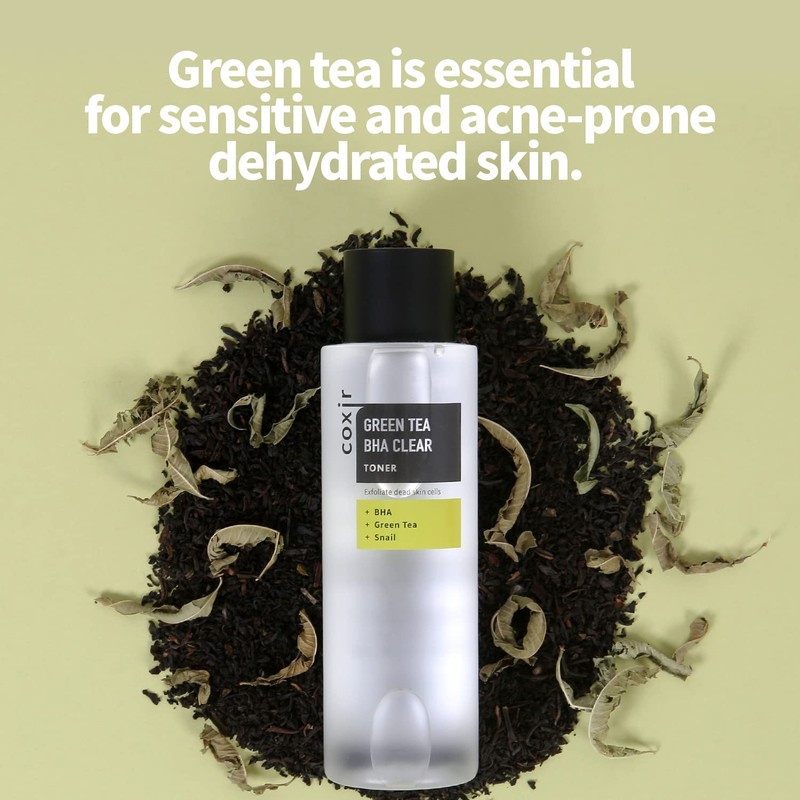 COXIR Green Tea BHA Toner (150 ml, 5.07 fl.oz.) |