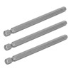 10Pcs 6mm Magnetic Screwdriver Bits Alloy Steel 1/4 Inch Hex