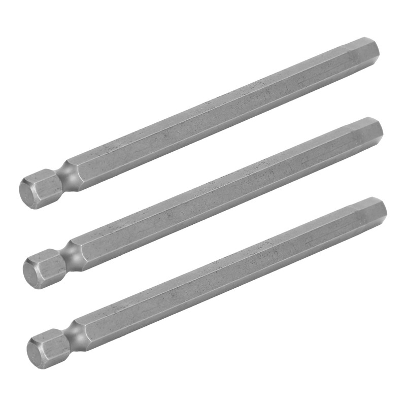 10Pcs 6mm Magnetic Screwdriver Bits Alloy Steel 1/4 Inch Hex