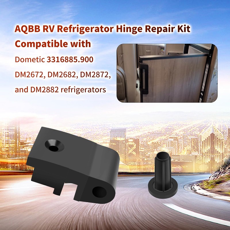 AQBB RV Refrigerator Hinge Repair Kit Compatible with Dometic 3316885.900