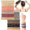 DIYDEC 32PCS Boho Hair Bracelets for Women Elastic Bracelets Hair