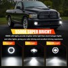 R&F Auto Fog Lights with DRL Compatible with Ram 1500