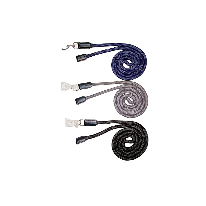 Luxury Horse Lead Rope for headcollars with Leather 18 mm