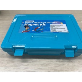 Science Magnet Kits for Kids Educational Magnet Science Projects Experiment Tools Physics Lab Kits Includes Bar Ring Horseshoe Compass Iron Powder