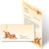 Letter Paper Set 20 Pieces Flowers and Petals 10 Sheets
