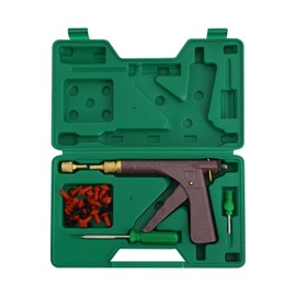 PIAOCAIYIN Tire Plug Kit, Steel Tubeless Tyre Wheel Repair Gun Kit, Tubeless Cars/Motorcycles/Electric Vehicles Tire Repair Kit, Mushroom Tire Plug Kit for Homes, Car Repair Shops