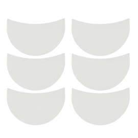 100PCS Eyeshadow Shield, Half Moon Shaped Prevent Makeup Residue Eyeshadow Pad Stencils Eyeshadow Patches for Eyelash Extensions Lip Makeup