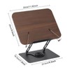 comfoyar Adjustable Book Stand for Reading, Foldable Textbook Reading Stand