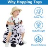iPlay, iLearn Bouncy Pals Hopping Cow Horse, Toddler Girl Boy
