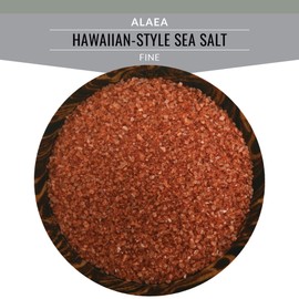 SALTWORKS Artisan Salt Company Alaea Red Hawaiian-style Sea Salt, Fine Grain, Pour Spout Pouch, 16 Ounce