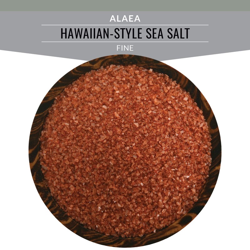 SALTWORKS Artisan Salt Company Alaea Red Hawaiian-style Sea Salt, Fine