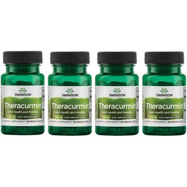 Swanson Theracurmin - Herbal Supplement Supporting Joint Health & Mobility - Formulated for High Absorption - (30 Capsules, 100mg Each) 4 Pack