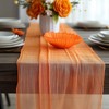 PATIKIL 14 Ft Cheesecloth Table Runner Rustic Gauze Terracotta Cheese