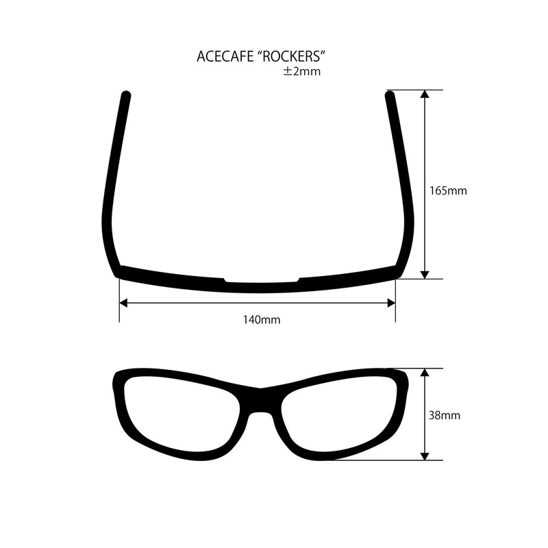 [ACE CAFE LONDON] SUNGLASSES ROCKERS BK SMOKE Ace Cafe London