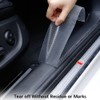 Smeyta Car Door Edge Trim,Universal Door Sill Protector,Transparent Carbon Fiber