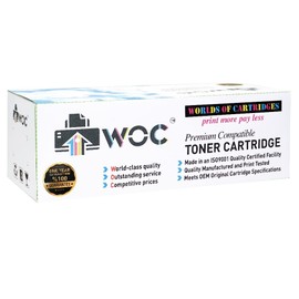 WOC Remanufactured Toner Cartridge Replacement for HP CF380A (312A) (Black) for Use in Color Laserjet Pro MFP M476