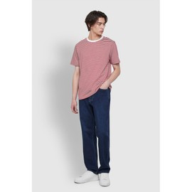 JAJU [JAJU/자주] 남 기모 스트레이트 데님 팬츠_다크 블루 [JAJU] Men's Fleece Straight Denim Pants_Dark Blue