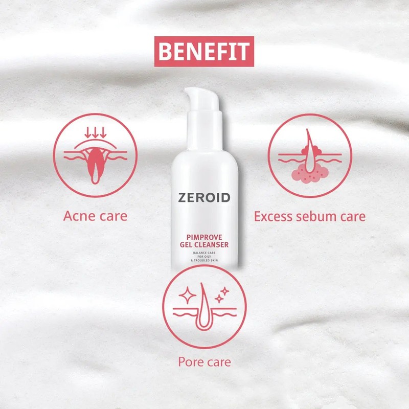ZEROID Pimprove Gel Cleanser