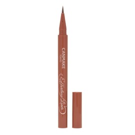Canmake Effortless Liner 01 Fringe Terracotta 0.02 fl oz (0.63 ml) Liquid Eyeliner Shedding Orange Brown