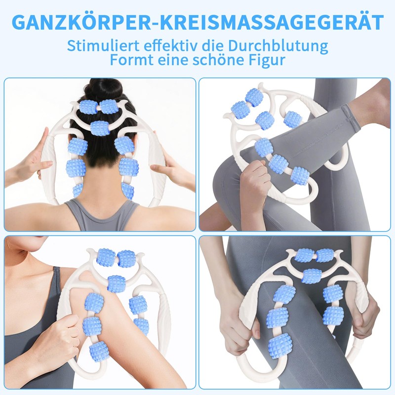 Massager, Massage Roller Legs, Massage Roller with Handle Leg, Manual