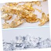 IWOWHERO 2pcs Gold and Silver Foil Paper for Nail Art