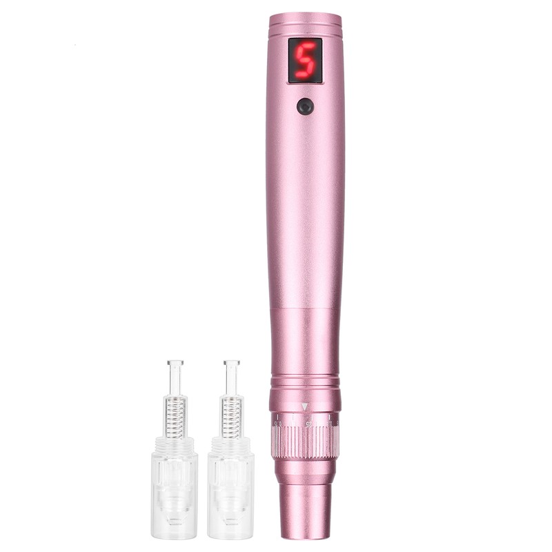 Electric Micro Needle Pen Rechargeable 5 Gears Derma Rolling Pen