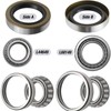 Saihisday L68149 L44649 2Set Trailer Axle Wheel Bearings Kit Castle