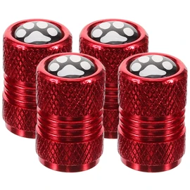 CALLARON Tire Air Valve, 4 Pieces, Tire Valve Cover, Car Tire Valve, Cap, Cat Claw, Print, Tire Valve, Cap, Vehicle, Tire Valve, Cap