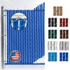 FenceSource Wave Slat (9 Colors) Single Wall Bottom Locking Privacy