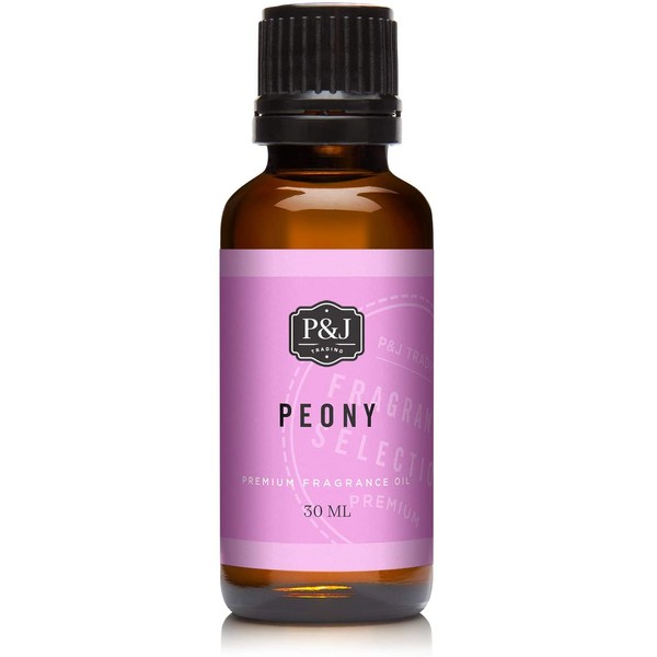 P&J Fragrance Oil | 30ml Peony- Scented Oil for Soap Making, Diffusers, Candle Making, Lotions, Haircare, Slime, and Home Fragrance
