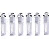 6 contenitori vuoti da 3 ml per lucidalabbra, trasparenti, ricaricabili,