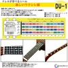 Melody Merry DU-1 Ukulele Learning Sticker, Fun Ukulele Sticker for