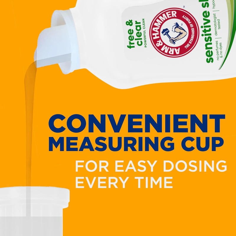 Arm & Hammer Sensitive Skin Free & Clear, 105 Loads