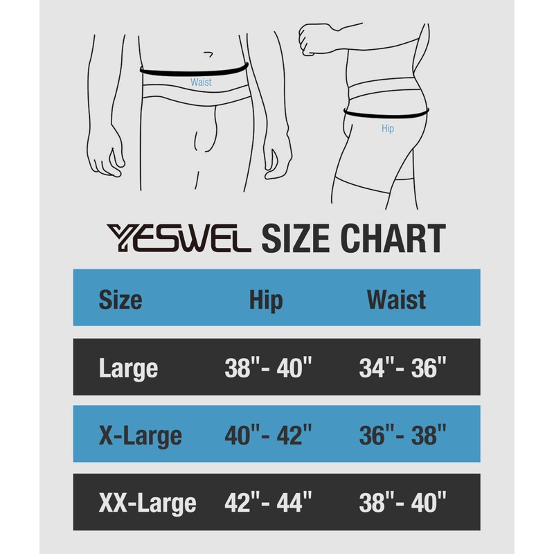 Men's Incontinence Underwear, Leak Proof Washable Reusable Cotton Boxer Brief,