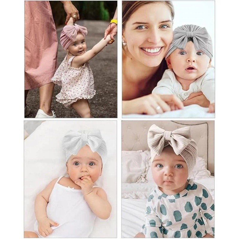 . Gorros Para Bebé, Diademas Para Niña, Conjuntos De 6