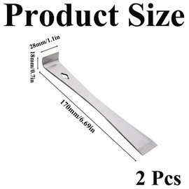 2 Pcs 304 Stainless Steel Bee Hive Tool Scraper Scrapers Frame Lifter Beekeeping Beekeeping Equipment Tool for Beekeepers